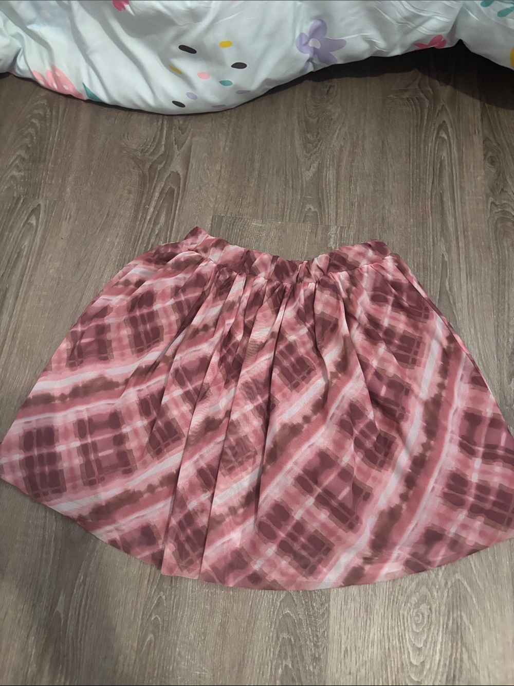 OshKosh B'gosh Pink Plaid Girls Skirt